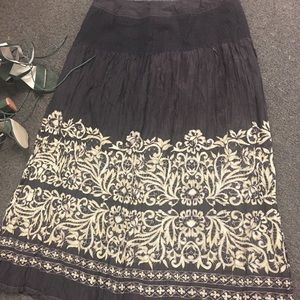 Brown skirts size 10 // 35.5”long ///